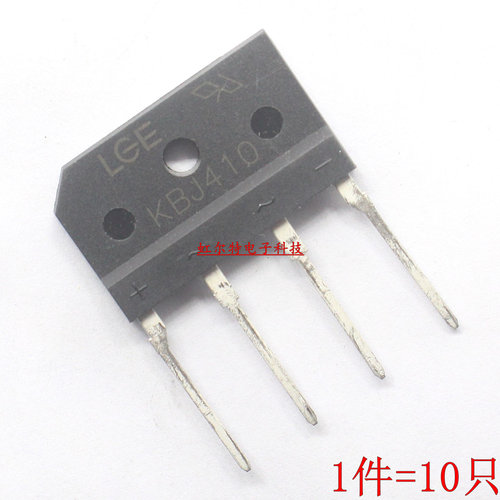 整流器 桥堆 KBJ410 代 D4SBA60 D4SBA80 KBJ408 4A/1000V扁桥