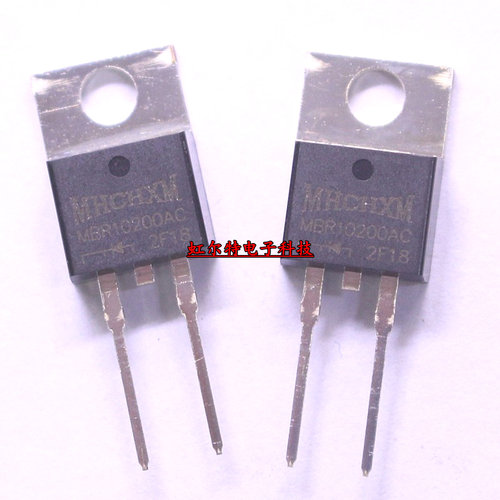 肖特基二极管 MBR10200 MBR10200AC TO-220 2脚 三极管 原装