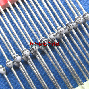 快恢复二极管 BYW96E 3A/1000V 玻璃钝化 陶瓷二极 原装