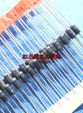 肖特基二极管 SR2100 SB2100 2A/100V 原装(10只4元)