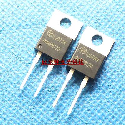 直插二极管 RHRP8120 8A/1200V 快恢复 TO220 全新