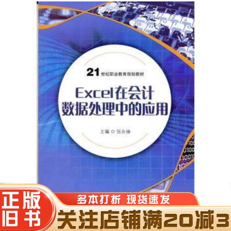 正版旧书Excel在会计数据处理中的应用张永禄主编中国人民大学出版社9787300143118