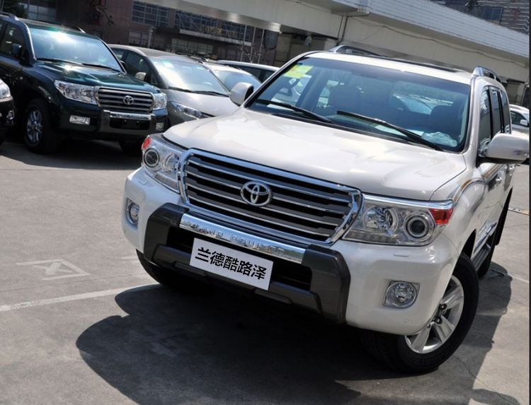 12-15款兰德酷路泽lc200前护杠前保险护栏包围陆巡前小杠改装配件