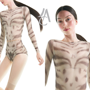 领秀现货新款猫系列JustACorpse进口芭蕾舞蹈连体服JAC瑜伽练功服