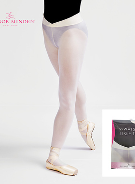 美国进口Gaynor Minden脚底开洞芭蕾连裤袜可外穿打底GM无痕大袜