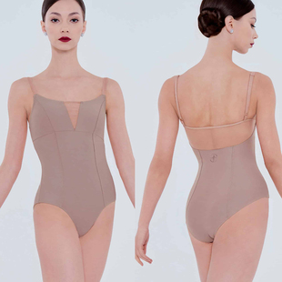 法国WearMoi薇茉芭蕾舞蹈练功WM瑜伽形体服V领宽吊带基础学院风