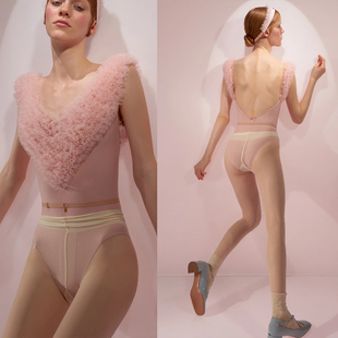 领秀现货 糕点系列JustACorpse进口芭蕾舞蹈连体服JAC瑜伽练功服
