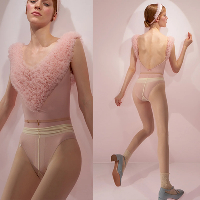领秀现货 糕点系列JustACorpse进口芭蕾舞蹈连体服JAC瑜伽练功服