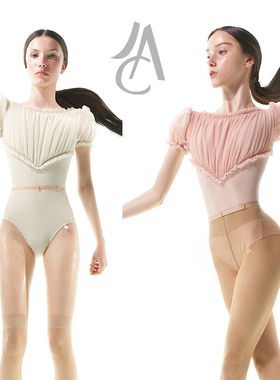 领秀现货新款猫系列JustACorpse进口芭蕾舞蹈连体服JAC瑜伽练功服