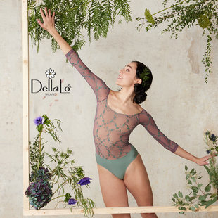 Milano芭蕾舞蹈瑜伽体服经典 正品 DM有报关单 意大利Dellalo 24042