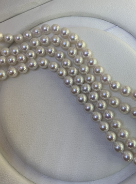 春节送礼礼遇8.5-9mm正圆淡水珍珠项链妈妈链礼盒装