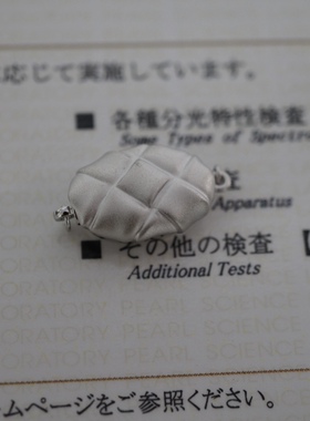 日本制珍珠项链扣手链扣银制饰品diy手作配件磨砂工艺银