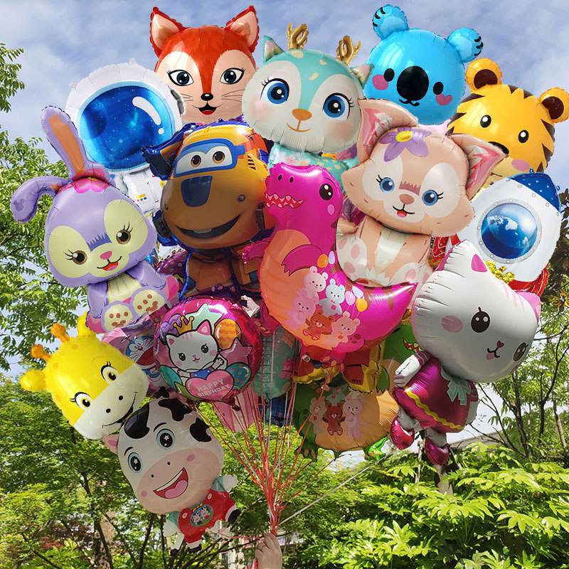 飘空铝膜气球儿童卡通造型充氦气可飞天宝宝玩具公园夜市摆地摊,节庆用品/礼品,飘空气球,淘宝优惠券,粉丝福利购,淘宝优惠卷