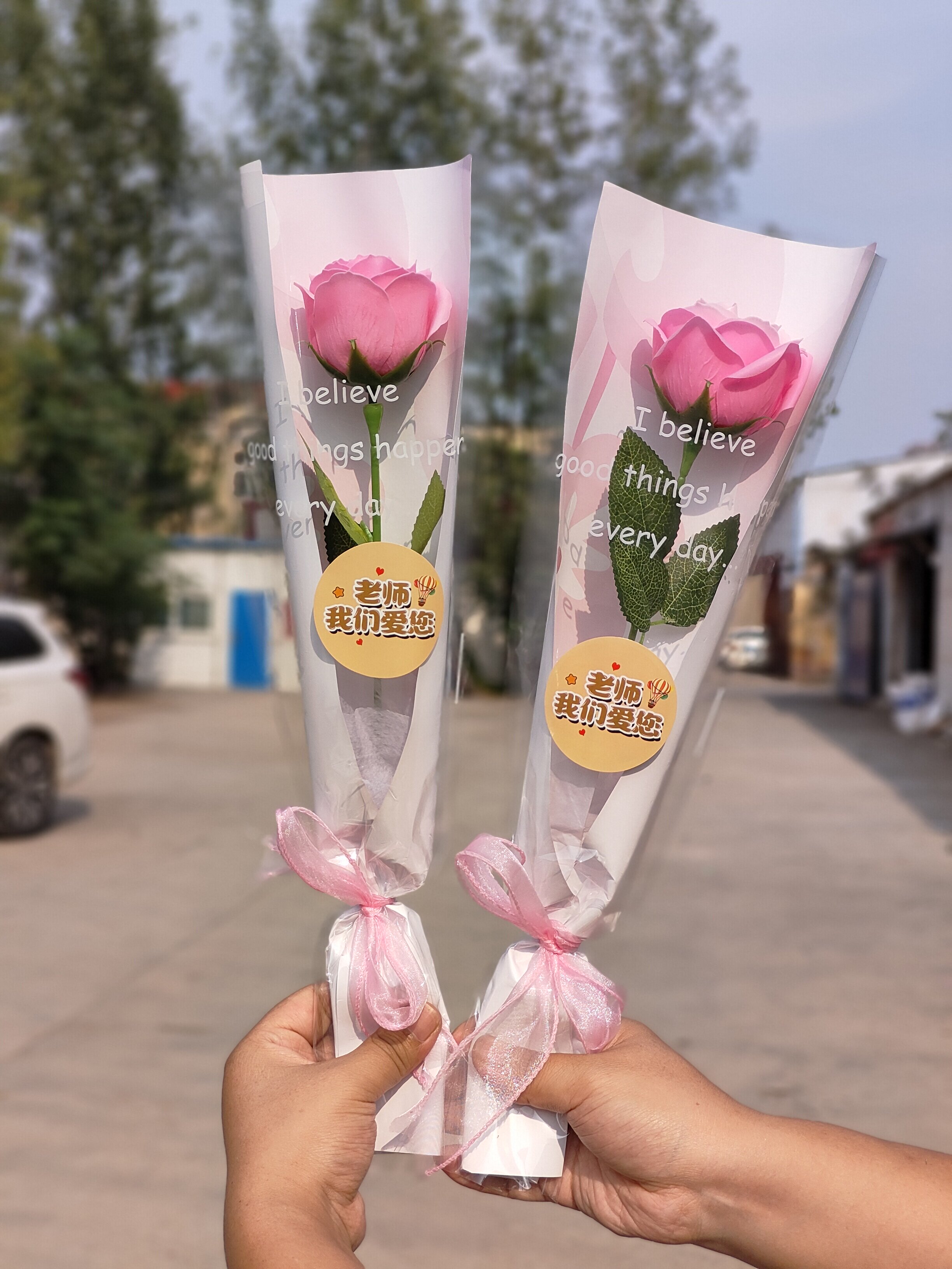 香皂花花束玫瑰康乃馨向日葵教师节送老师小花束毕业季谢师礼图片