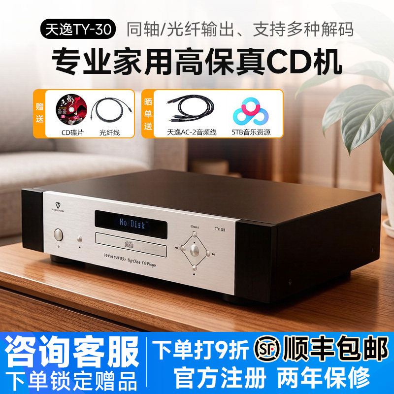 Winner/天逸 TY-30 音频解码器高保真CD机播放器专业家用激光唱机