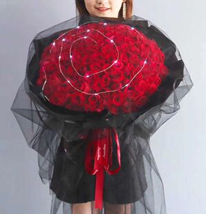 日照鲜花速递99朵玫瑰花束东港区岚山五莲莒县圣诞节同城花店送花