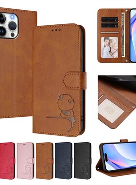 适用于Tcl 20R/Bremen 5G/20AX 5G手机壳翻盖式保护套TPU防摔插卡支架时尚简约韩日风可爱卡通男女款小熊猫