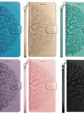 适用于Tcl 405/406/408 手机壳翻盖式保护皮套软硅胶TPU壳全包防摔插卡支架简约时尚韩日风个性韩日风男女款