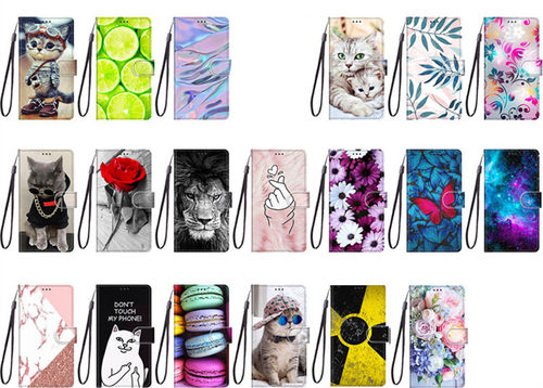 适用于三星galaxy A10 A20 A20E A20S A21S A30 A40 A50 A70 A30S A50S A70S手机壳时尚卡通翻盖保护皮套插卡