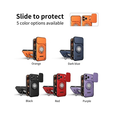 适用于小米 Poco X7/X8 Pro Max 手机壳摄像头推窗全包边防摔保护套盔甲硬外壳车载磁吸指环扣支架背壳创意