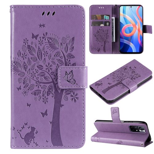 适用于小米poco m4pro手机壳5g硅胶全包防摔翻盖式保护皮套男女款