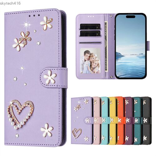 适用于一加OnePlus Nord N30/Ace 2/2V/CE3/11/CE2 Lite Pro 5G手机套防摔翻盖式保护皮套硅胶TPU镶钻女