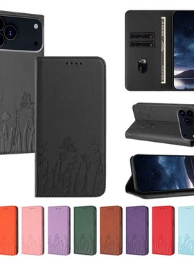 适用于三星A03/A73/A53/A33/M13/A04/A04S Core 4G 5G手机壳暗磁对吸扣翻盖式保护皮套TPU软硅胶防摔插卡支架