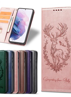 适用于传音Infinix Smart 8/Smart 8 Plus/Spark GO 2024 手机壳磁吸扣翻盖保护皮套防摔软硅胶TPU壳时尚简约