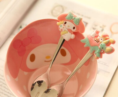 2套包邮调羹kitty美乐蒂Melody