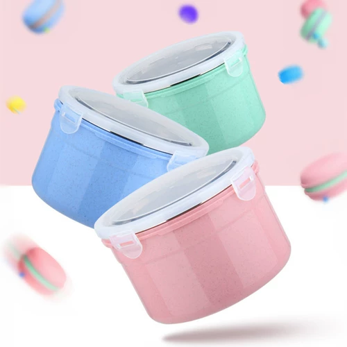 304 Студенческая коробка для ланч из нержавеющей стали Bento Box Soup Bow