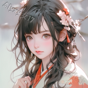 原创头像古装古风美女卡通漫画女孩高清头像 自动发货 头像收集社