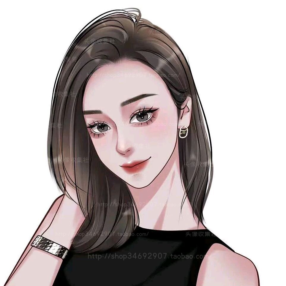 头像 女 卡通 动漫 手绘气质美女 高清 头像 头像收集社 自动发货
