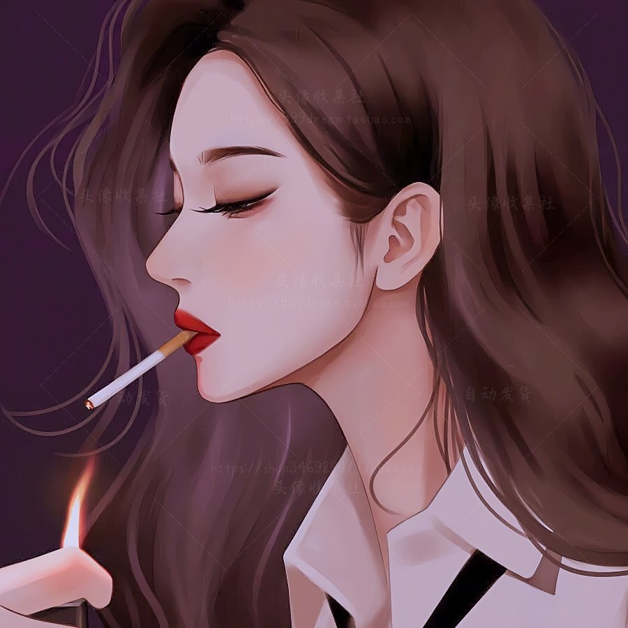 头像 女卡通动漫 手绘 个性美女 高清 头像  头像收集社 自动发货