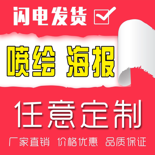 各类高清海报广告布招牌灯箱