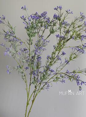 清新淡雅田园风彷真花假花香丝草家居装饰摆件客厅餐桌插花配材