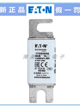 Bussmann 熔断器 170M4803 4806 4807 4808 4809 4810保险丝1000V
