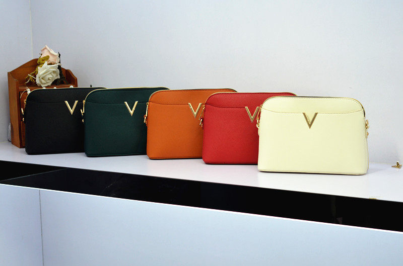 出口日单潮流十字纹贝壳女包五金女士单肩包挎包休闲外出时尚249