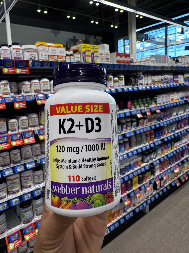 webber维生素K2+D3钙磷吸收