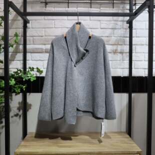 MRER莫乂义 春季新款纯色显瘦围巾百搭羊毛衫R5A58278专柜正品