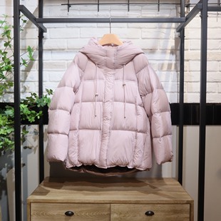 GCRUES杰可丝2026冬季新款宽松连帽羽绒服女G09D09A1062专柜