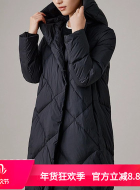 YSING衣香丽影2025冬新款韩版宽松连帽羽绒服YYR52310352专柜正品