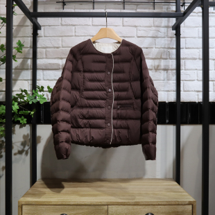 BOCASSIS2026冬季新款时尚百搭轻薄排骨羽绒服女B5129757专柜