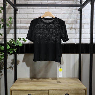 MRER莫乂义 春季新款轻薄透气套头短袖圆领T恤R5A80834专柜正品