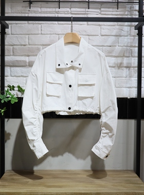 MRER莫乂义 春季新款休闲百搭长袖收腰短外套R5A30322专柜正品