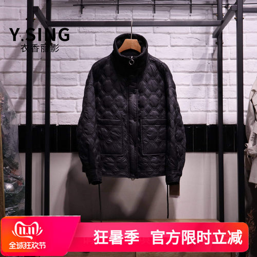 YSING衣香丽影2025冬季新款高领挡风棉服YMF12309301专柜正品