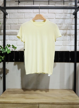 MRER莫乂义 春季新款纯色简约圆领套头T恤上衣R5A83711专柜正品