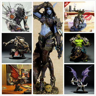 wow正版魔兽世界盗贼骑士术士法师战士dota手办模型公仔玩偶摆件