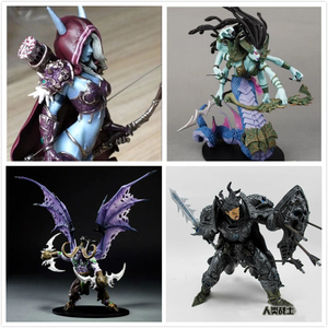 魔兽dota圣骑士巫妖王阿尔萨斯战士术士法师精灵射手手办玩偶模型