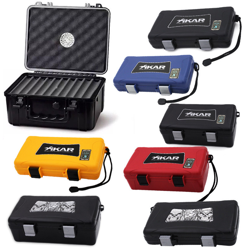 包邮美国西卡雪茄盒保湿便携防水