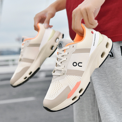 出口原单男鞋跨境OC明星同款运动鞋厚底减震跑步鞋牛货捡漏跑鞋